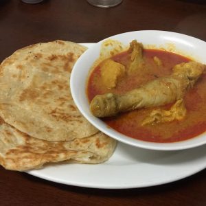 ACituation Roti Prata and Chicken Curry