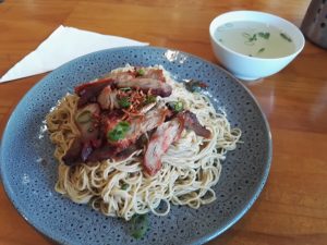 Asian Golden Wok Kampua noodles