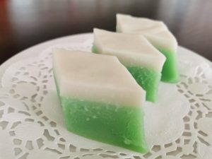 Little Beans Gourmet Kuih Talam - Custard Pandan Jelly Cake