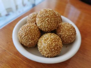 Little Beans Gourmet Red bean or Kaya Sesame balls